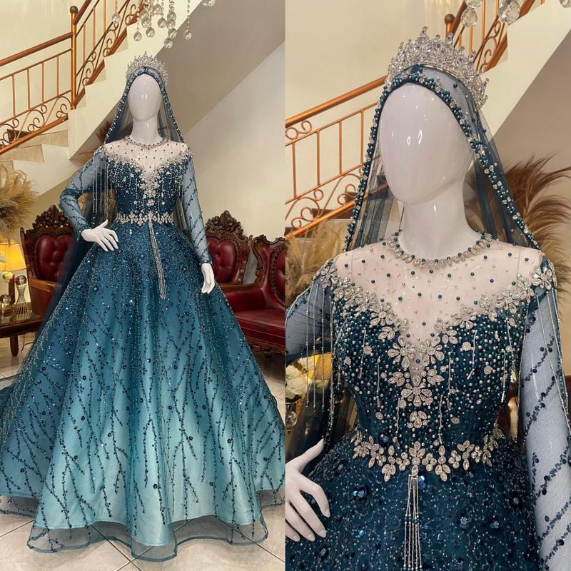 Product Introduction of Gaun pengantin barbie luxury gradasi full payet Mewah 41