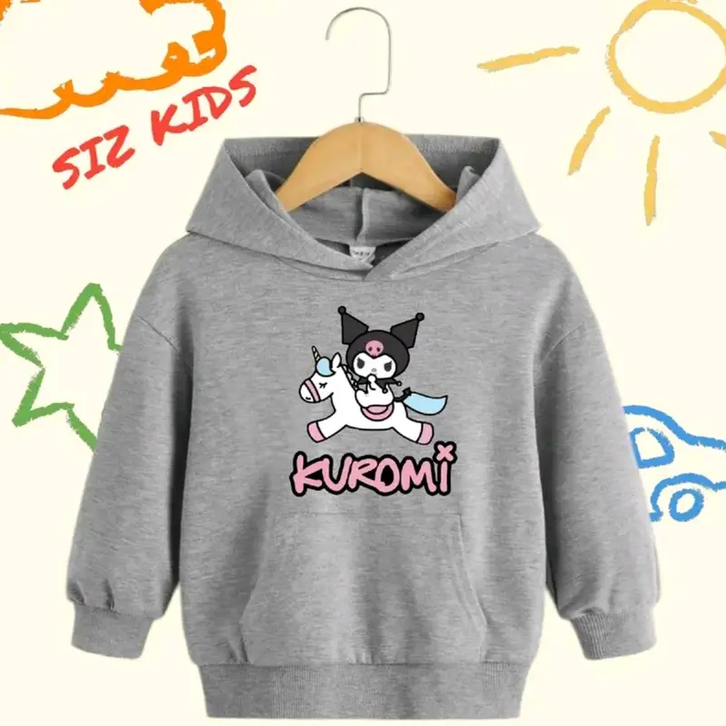 Jaket Hoodie anak kuromi usia 1-11thn 4