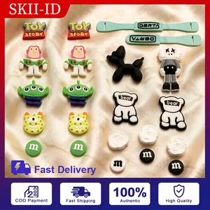 Hot Shoe Charms Kartun DIY Sandal Pin Pengait Cantolan Sepatu Tempelan Akses Sepatu Anak-anak Hadiah Ulang Tahun