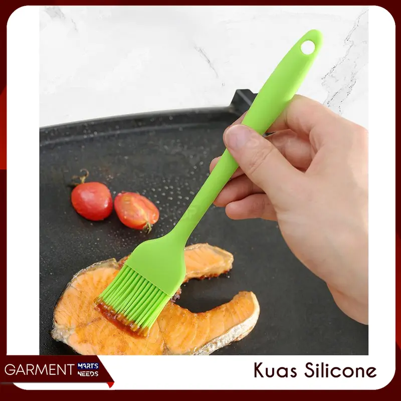 Spatula Masak Kuas Oles Silikon Baking Scraper Pengaduk Adonan Kue Tahan Panas 4