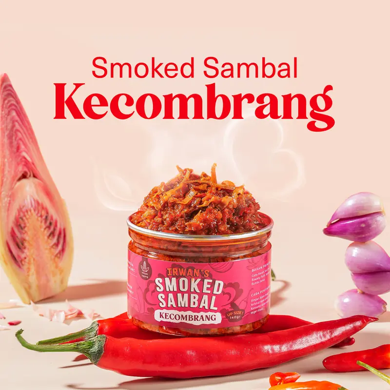 Sambal Kecombrang - Irwan's Smoked Sambal (Homemade Sambal Sehat, Sambal Asap, Sambal Arang) 0