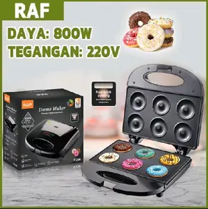 INHDBOX RAF New 12/16/6 Donut Maker Machine Waffles/ 6 Maker