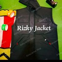 Gambar Rizkyjacket Store/Rompi Hoodie pria wanita keren/Rompi Taslan jasper premium/Rompi motor/Rompi winter tebal dan hangat nyaman dipakai Rompi Parasut Casual dari Rizky.jacket Store Kab. Garut 4 Tokopedia