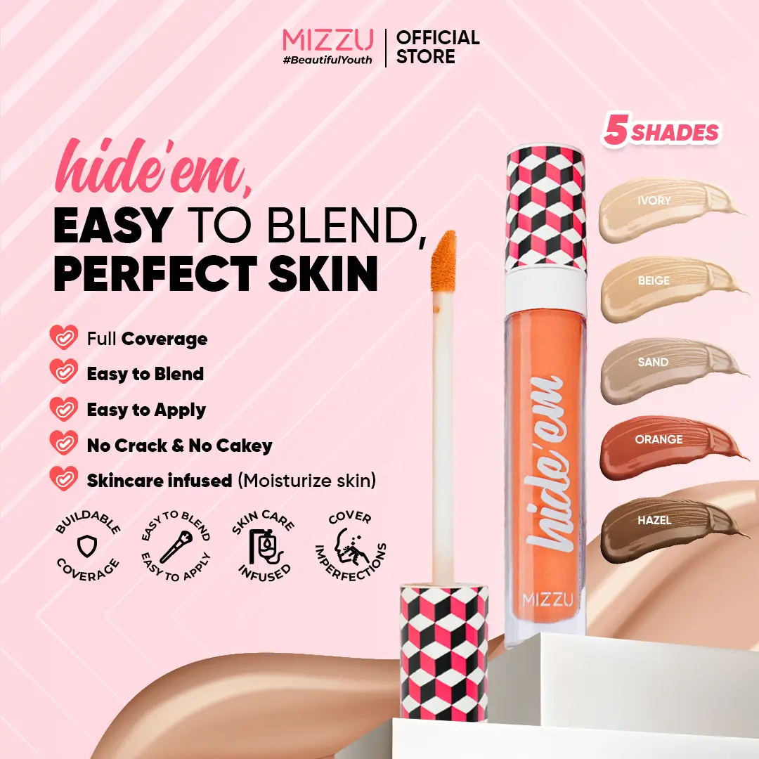 Mizzu Hide’em Contour And Concealer Orange - Concealer Corrector Wajah