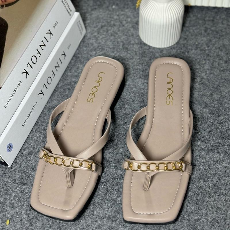 Lanoes Sandal Wanita Korean Style Terbaru Empuk Kekinian 3