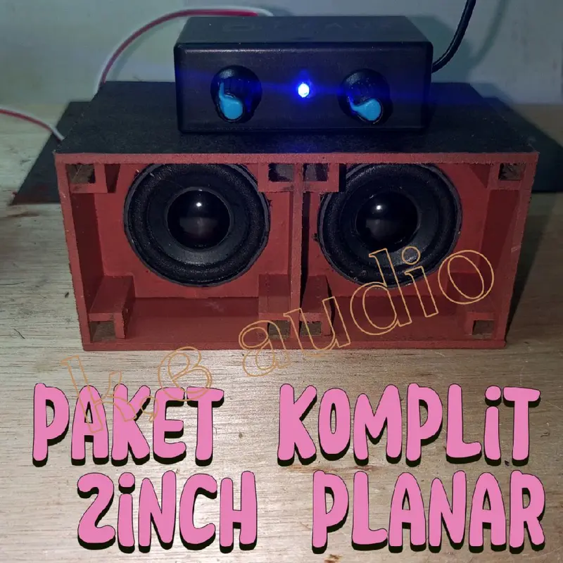 PAKET KOMPLIT 2" PLANAR SIAP BUNYI,CEK SOUND Amplifier 2