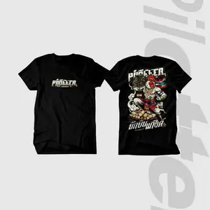 Kaos Pria Desain Grafis Keren | Tersedia Warna Hitam & Putih | Bahan Katun Lembut Nyaman Dipakai Sehari-hari | Size Standar