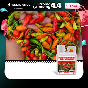 COD PUPUK ORGANIC CAIR BOOSTER CABAI PONJAWI 500 ML - POC, Pupuk 100% Organik, Pupuk Penyubur Tanaman Buah, Pupuk Cepat Berbuah, Pupuk Cair Penyubur Daun & Akar