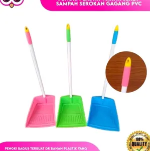 Sampah Serokan Gagang PVC Pengki Bagus Terbuat DR Bahan Plastik Yang 100% Quality