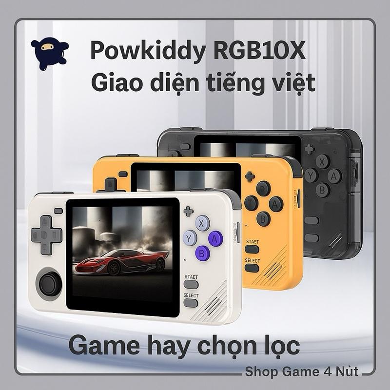 Máy chơi game Powkiddy RGB10X - Giao diện tiếng việt cài sẵn GTA Vice City GTA 3