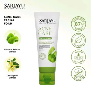 SARIAYU Acne Care Facial Foam 75gr - Sabun Wajah Anti Jerawat