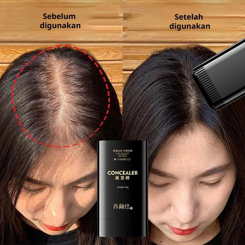 Tongkat rambut Pemutih darurat Concealer - Menutupi bercak putih dengan ...
