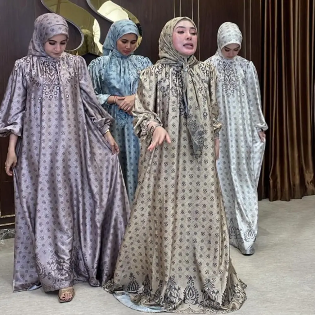 gamis monogram set hijab by shellasaukia