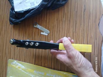 Product Review of Hand Riveter 3 Nozzles Fastener Gun Rivet Leather Reverting Tool STHT69646-8 • SHT from t**g 2