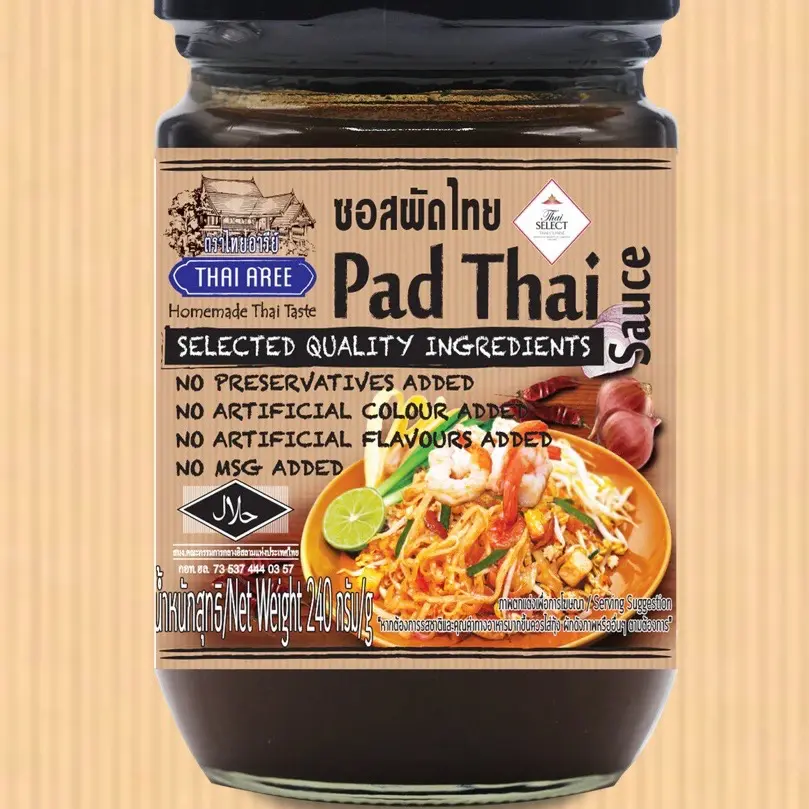 [240g bottle] Halal Thai Aree Pad Thai Sauce