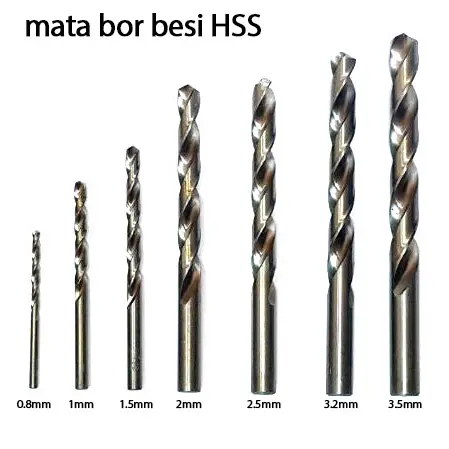 MATA BOR BESI HSS berbagai ukuran