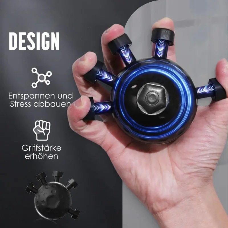 Hand Grip Strengthener, Hand Grip Exerciser with Knob Design, 1 Count Finger Grip Strengthener, Professional Hand Strengthener for Musicians, Athletes, Boxers 5