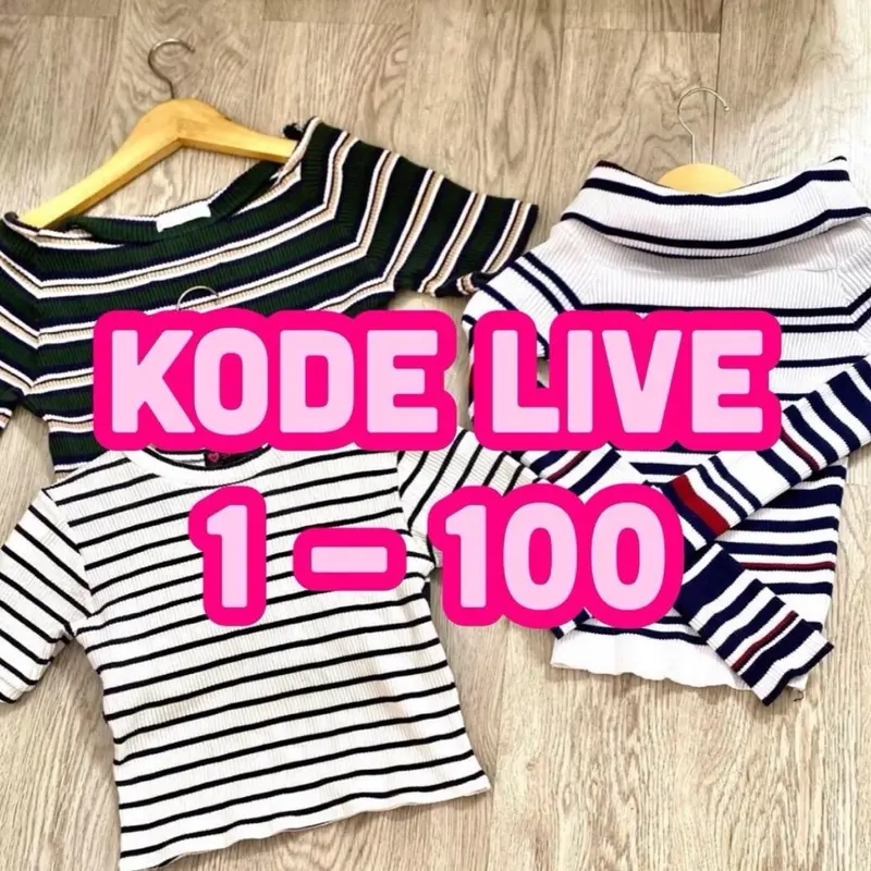 Baju Atasan Wanita Kemeja Blouse Katun Crop Pendek Panjang - Top 1