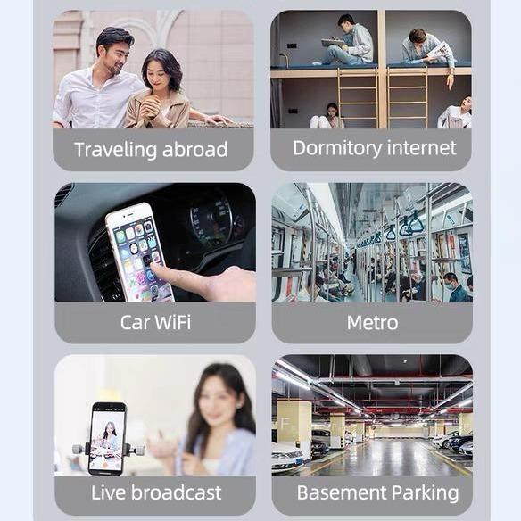 MiFi 4G LTE WiFi Portable Dengan Dua Fungsi Modem WiFi + Powerbank 8000 mAh