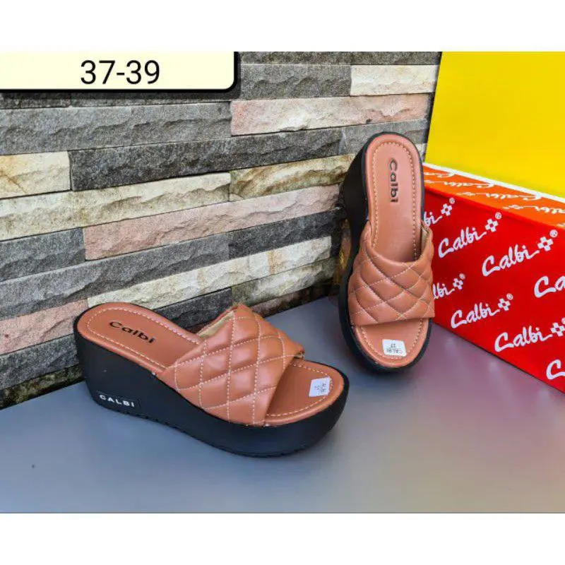 Wedges Wanita 7cm Premium 1