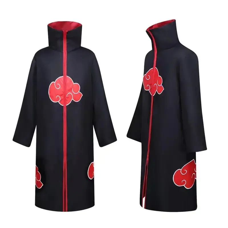Jubah AKATSUKI Kostum Cosplay Anime NARUTO Shippuden Ninja Hokage 1