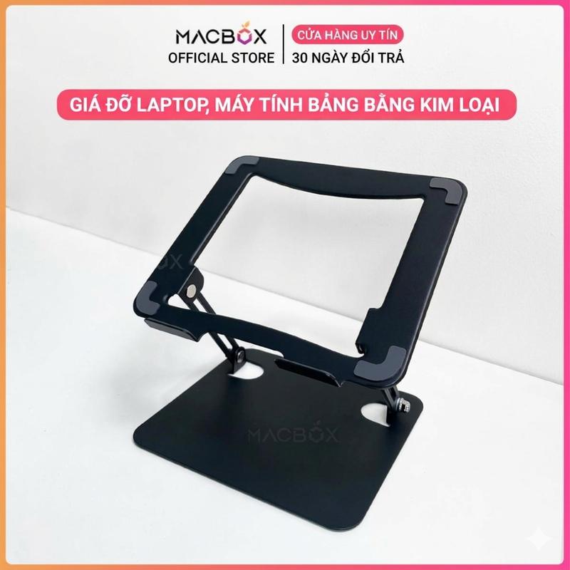 Giá đỡ Laptop, Macbook, Máy tính bảng Ipad công thái học nâng hạ độ cao thép carbon hỗ trợ tản nhiệt T23