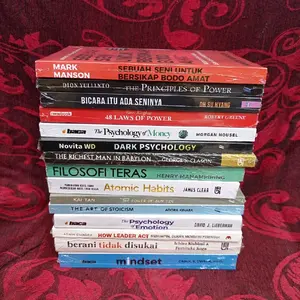 PAKET 15 BUKU MOTIVASI BEST SELLER. ( Judul bisa ditukar)