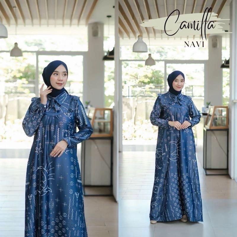 Baju Couple Sarimbit Keluarga Silk Premium Baju Muslim Couple Gamis Koko Ayah Ibu Anak Terbaru Family Set Baju Lebaran 2025 Couple Kondangan Keluarga Modern Kekinian 5