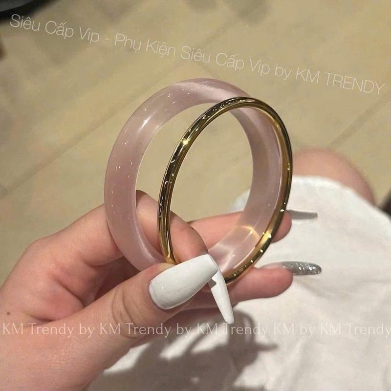 Set ngọc mắt mèo + vòng titan vàng  siêu xinh, sang  trọng cho bạn nữ. PA SHOP 2010