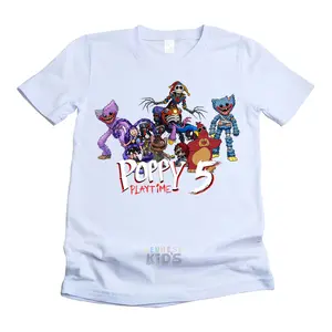 (FREE NAMA) Baju kaos atasan anak motif karakter Game POPPY PLAYTIME CHAPTER 5 "THE PROTOTYPE GIBLET LILY LOVEBRAIDS CHUM CHOMPKINS" Terbaru