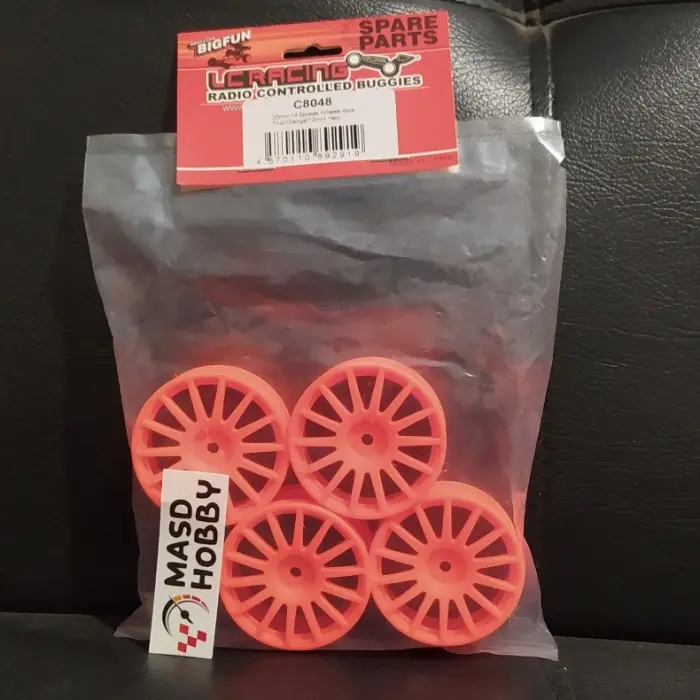 Pelek Velg Rally drift onroad 1/10 RC HSP, Tamiya WLToys, LC Racing 3