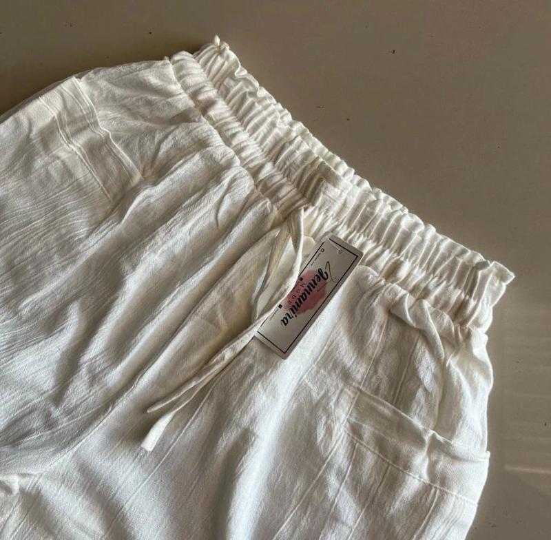 GHEA | Haruka Pants Basic - Kain Linen Crinkle Premium - Celana Wanita Panjang 7/9 Pinggang Karet Melar Nyaman 6