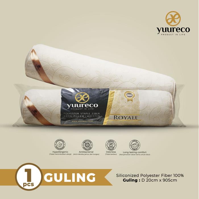 Gambar Guling Bolster Tidur Dacron Silikon Kain Motif Knitting Royale by Yuureco - Guling dari yuureco Kab. Gresik Tokopedia