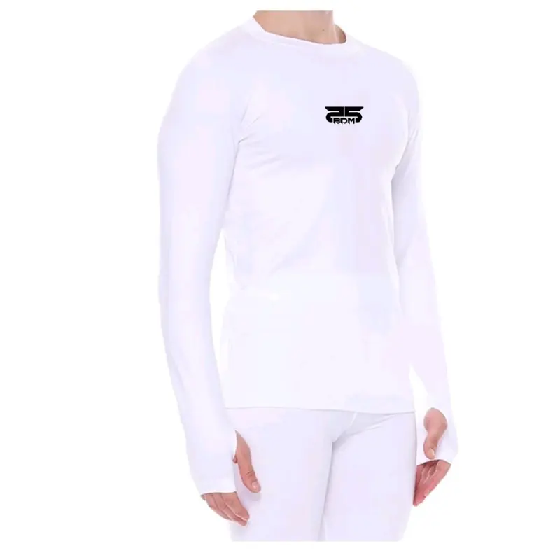 Stelan Baju Olahraga Manset Baselayer Tangan panjang - Legging panjang - Celana Pendek , Futsal Voli Sepak Bola Outdor Pria Wanita Sport pelindung sinar uv ukuran dewasa m 1
