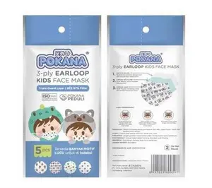 Pokana Mask SPECIAL PRICE Kids Earloop Isi 5