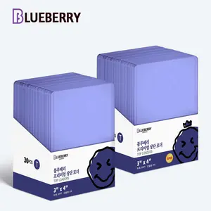 30pcs BERYFAM Toploader Peel Off Biru 35PT Clear Transparan Bening Card Sleeve Pokemon Basket Card Pelindung PC KPOP Kartu Main Seri Blueberry