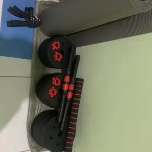 [READY] TrailTop Set Dumbbell 20KG Peralatan Fitness Barbel dengan Perlindungan Lingkungan