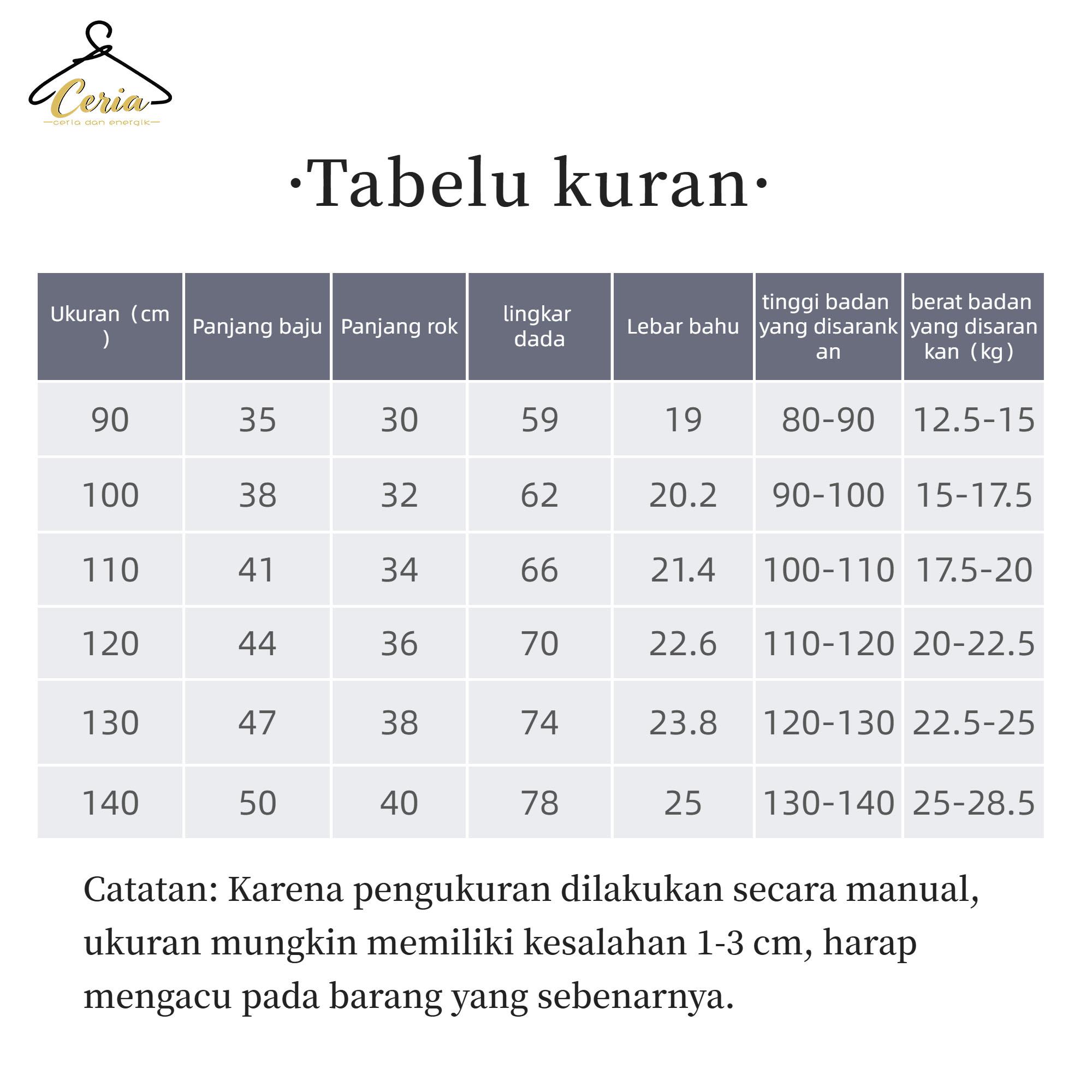 Ceria-Set Rok Angin Dopamin Anak Perempuan / Set Anak Perempuan Kotak-kotak Merah / Atasan Lengan Rumbai dan Rok Mengembang Dua Potong