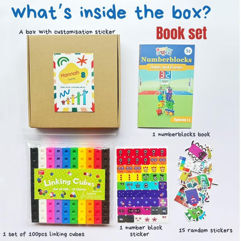 Product Introduction of [SG Seller] Kids Birthday Goodie Bag number blocks Return Gifts numberblocks number block kit return gift children's day gift 3