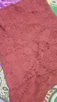 Product Review of kain brukat semi katun / lembut from m**a T**g 0