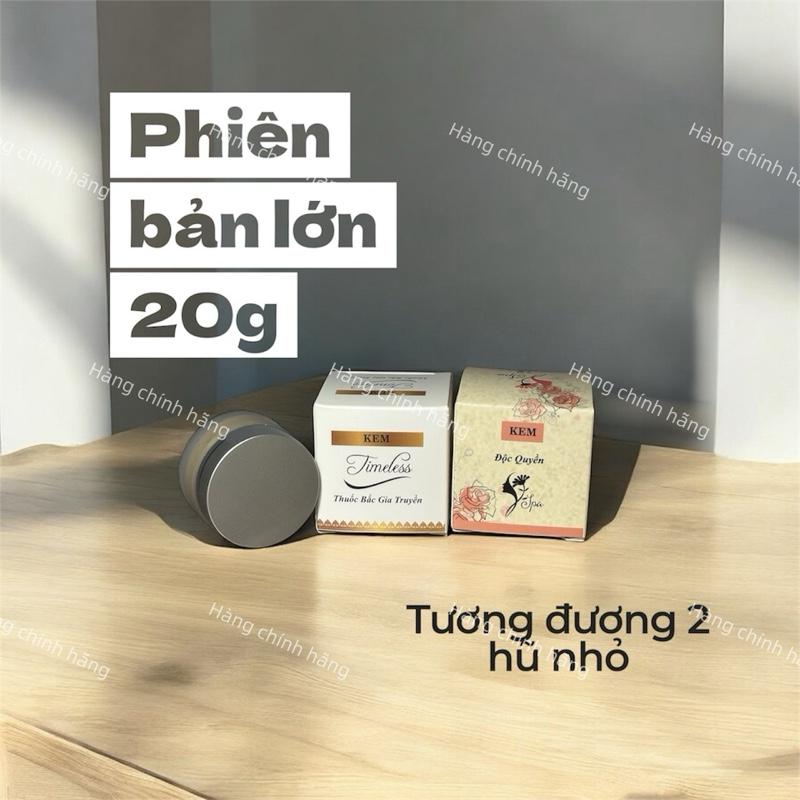 Lọ 20g Kem trị mụn trị thâm Spa - Trị mụn Timeless lọ lớn 20g gấp đôi lọ nhỏ