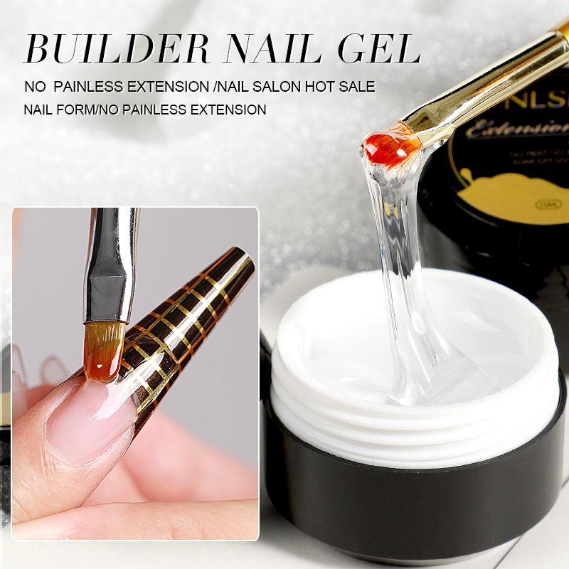 NLSM Builder Nail Gel Non Heat Strong Healthy 15ml / Builder Gel Extension Sambung Kuku Premium Japan 15ml 3