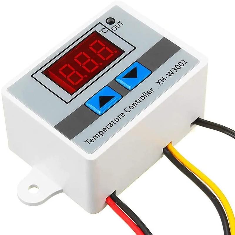 Termostat Digital XH-W3001 Pengatur Suhu Panas Alat Penetas Telur 220V / Thermostat Termostat Digital Termometer Gea Mesin Tetas Telur Full Otomatis Penetas Telur Otomatis 1