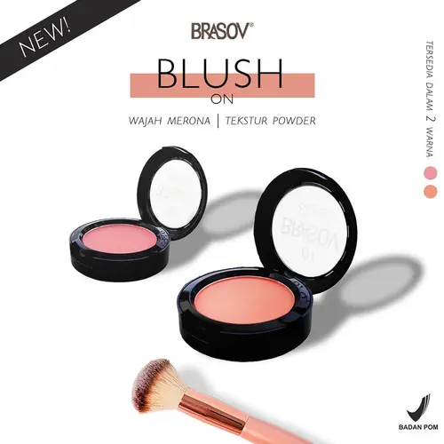 BRASOV BLUSH ON ORIGINAL ️BPOM Bedak Perona Peach Pewarna 100% Ori 4