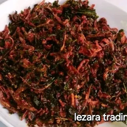 SAMBAL PUCUK UBI IKAN BILIS GARING Dry