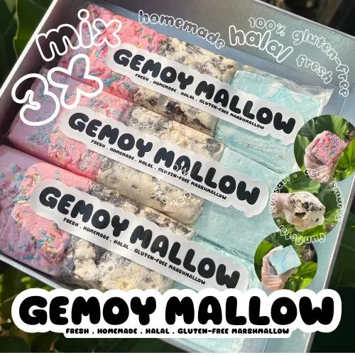 3 Pack GemoyMallow Mix Marshmallow Gemoy Halal