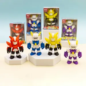 Penghapus stimulasi mainan anak karakter Robot ukuran besar Qihao Hadiah Toy