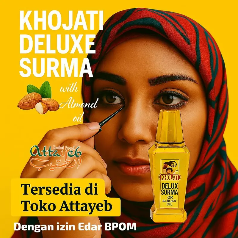 Celak PIALA Khojati Delux Surma With Almond Oil Plus Dari Batu Itsmid Celak Sipat Mata Alis Mumtaz 1