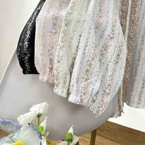 AKAVI - IBEL KEMEJA LACE CRINKLE SUPER JUMBO KEMEJA BIGSIZE ATASAN OVERSIZE LD 120 130 140 150 (202gr)