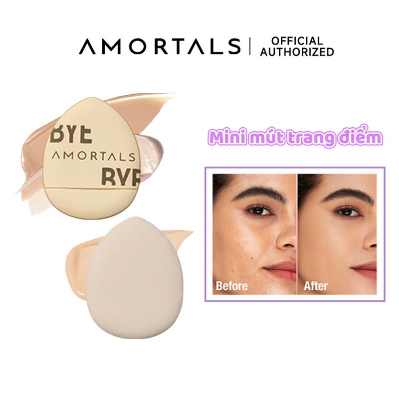 Bộ Mút Tán Kem Nền Mini AMORTALS - Mút Ngón Tay Đánh Nền Trang Điểm